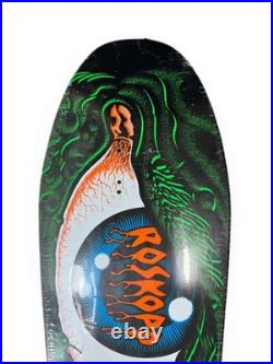 Santa Cruz Rob Roskopp Eye 10 Reissue Skateboard Deck UV Reactive NEW IN SHRINK