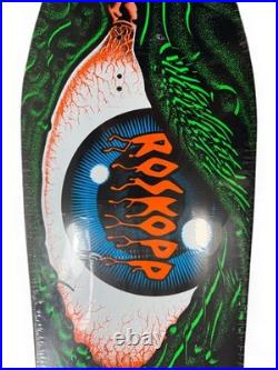 Santa Cruz Rob Roskopp Eye 10 Reissue Skateboard Deck UV Reactive NEW IN SHRINK