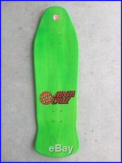 Santa Cruz Rob Roskopp Eye 30 Years Skateboard Deck Green Reissue NOS 2003