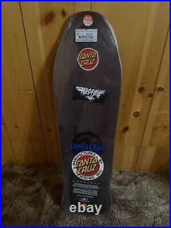 Santa Cruz Rob Roskopp Eye Skateboard Black New In Shrink