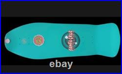 Santa Cruz Rob Roskopp Eye Skateboard Deck Teal