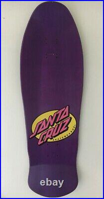 Santa Cruz Rob Roskopp Face 2 Skateboard Deck NHS Purple Dip Original Reissue