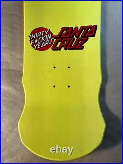Santa Cruz Rob Roskopp Face 30 Fn Years Vintage Reissue Skateboard Deck