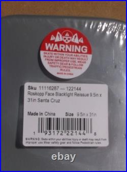 Santa Cruz Rob Roskopp Face Blacklight Reissue Skateboard Deck Phillips