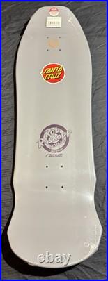 Santa Cruz Rob Roskopp Face Deck Gray Graphic Art Theme Skateboard
