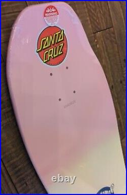 Santa Cruz Rob Roskopp Face Deck Skateboard Pink Yellow Blue fade pastel 9.5x31