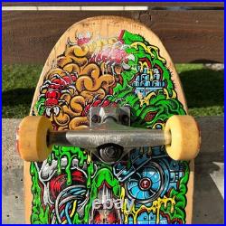 Santa Cruz Rob Roskopp Face III Complete Skateboard Used