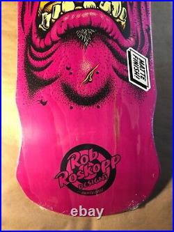 Santa Cruz Rob Roskopp Face Pink Stain Reissue Skateboard Deck Jim Phillips Art