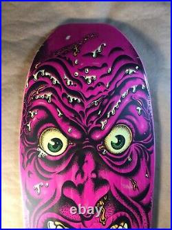 Santa Cruz Rob Roskopp Face Pink Stain Reissue Skateboard Deck Jim Phillips Art