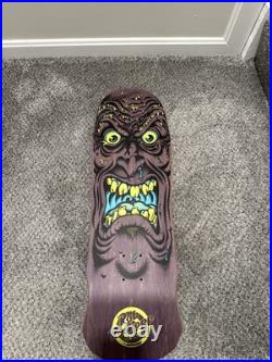 Santa Cruz Rob Roskopp Face Purple Stain 2022 Reissue Skateboard Deck