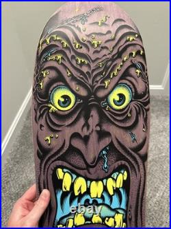 Santa Cruz Rob Roskopp Face Purple Stain 2022 Reissue Skateboard Deck