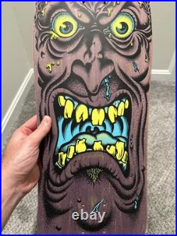 Santa Cruz Rob Roskopp Face Purple Stain 2022 Reissue Skateboard Deck
