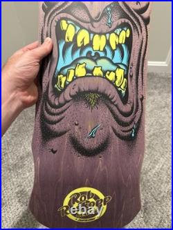 Santa Cruz Rob Roskopp Face Purple Stain 2022 Reissue Skateboard Deck