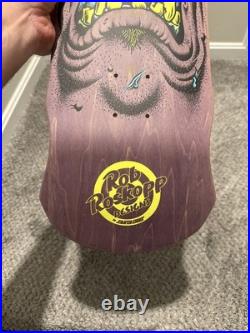 Santa Cruz Rob Roskopp Face Purple Stain 2022 Reissue Skateboard Deck