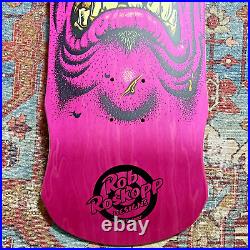 Santa Cruz Rob Roskopp Face RARE Pink stain Skateboard Deck Jim Phillips Art