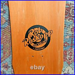 Santa Cruz Rob Roskopp Face RARE Pink stain Skateboard Deck Jim Phillips Art