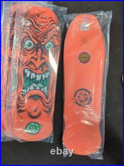 Santa Cruz Rob Roskopp Face Reissue Skateboard Deck 9.5 Orange Jim Phillips Art