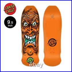 Santa Cruz Rob Roskopp Face Reissue Skateboard Deck 9.5 Orange Jim Phillips Art