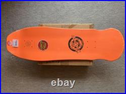 Santa Cruz Rob Roskopp Face Reissue Skateboard Deck 9.5 Orange Jim Phillips Art