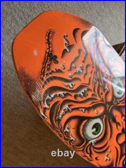 Santa Cruz Rob Roskopp Face Reissue Skateboard Deck 9.5 Orange Jim Phillips Art