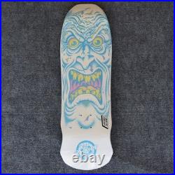 Santa Cruz, Rob Roskopp, Face, Reissue Skateboard, RARE White, Matte Finish, NIS