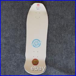 Santa Cruz, Rob Roskopp, Face, Reissue Skateboard, RARE White, Matte Finish, NIS