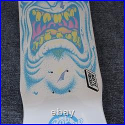 Santa Cruz, Rob Roskopp, Face, Reissue Skateboard, RARE White, Matte Finish, NIS