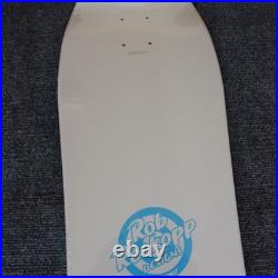Santa Cruz, Rob Roskopp, Face, Reissue Skateboard, RARE White, Matte Finish, NIS