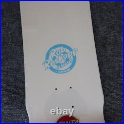 Santa Cruz, Rob Roskopp, Face, Reissue Skateboard, RARE White, Matte Finish, NIS