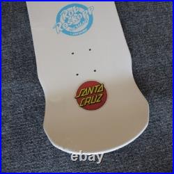 Santa Cruz, Rob Roskopp, Face, Reissue Skateboard, RARE White, Matte Finish, NIS