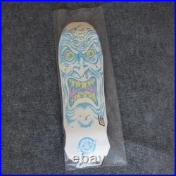 Santa Cruz, Rob Roskopp, Face, Reissue Skateboard, RARE White, Matte Finish, NIS