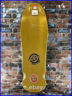 Santa Cruz Rob Roskopp Face Skateboard Deck Reissue (Gold Foil In Shrink)