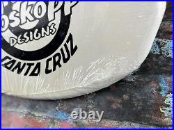 Santa Cruz Rob Roskopp Face Skateboard Deck Reissue (White In Shrink)