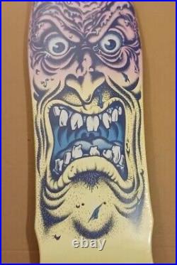 Santa Cruz Rob Roskopp Face Skateboard deck Pink Yellow Fade Vans skate 9.5 new