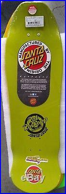 Santa Cruz Rob Roskopp Face skateboard deck puke Green re-issue in shrink wrap