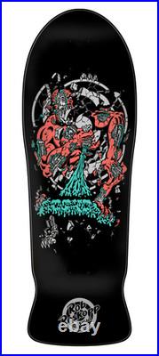 Santa Cruz Rob Roskopp Four Black Reissue Skateboard Deck 10.21 x 30.23 New