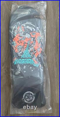 Santa Cruz Rob Roskopp Four Black Reissue Skateboard Deck 10.21 x 30.23 New