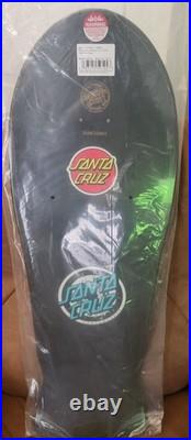 Santa Cruz Rob Roskopp Four Reissue Skateboard Deck Black 10.21 x 30.23