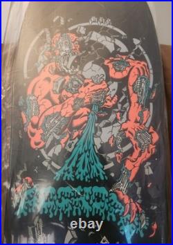 Santa Cruz Rob Roskopp Four Reissue Skateboard Deck Black 10.21 x 30.23