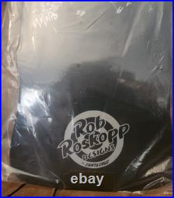 Santa Cruz Rob Roskopp Four Reissue Skateboard Deck Black 10.21 x 30.23