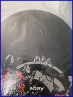 Santa Cruz Rob Roskopp Four Reissue Skateboard Deck Black 10.21 x 30.23