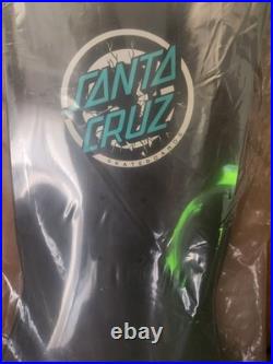 Santa Cruz Rob Roskopp Four Reissue Skateboard Deck Black 10.21 x 30.23