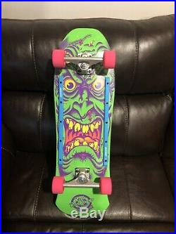 Santa Cruz Rob Roskopp Green Face Reissue Skateboard Deck Complete Slime balls