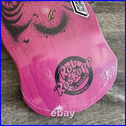 Santa Cruz Rob Roskopp Pink Stain Skateboard Deck 9.5 IN