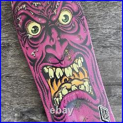 Santa Cruz Rob Roskopp Pink Stain Skateboard Deck 9.5 IN