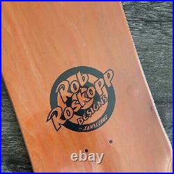 Santa Cruz Rob Roskopp Pink Stain Skateboard Deck 9.5 IN