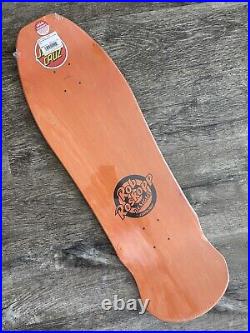 Santa Cruz Rob Roskopp Pink Stain Skateboard Deck 9.5 IN