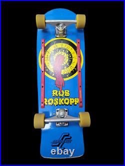 Santa Cruz Rob Roskopp Pro Issue Blue Skateboard Re-Issue Target 1