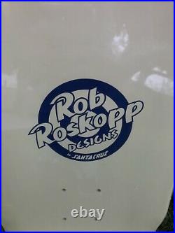 Santa Cruz Rob Roskopp Skateboard Deck Face Reissue Pastel Vans EXCLUSIVE RARE