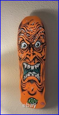Santa Cruz Rob Roskopp Skateboard Deck Orange New